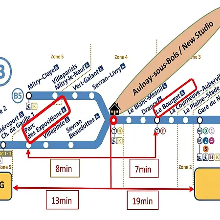 Διαμέρισμα Aparteo - Gare Rer A 3min - Paris 17min *